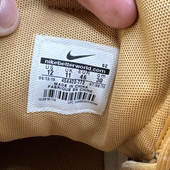 Nike Air Nevist 6 Haystack Mens Size 12 ACG Boots Tan Shoes 454402-772 - Picture 8 of 8